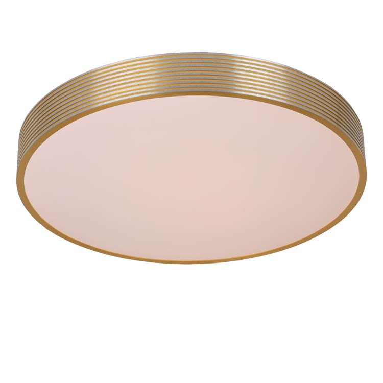 Plafonnière - Ø 39 cm - LED Dimb. - 1x24W 2700K - 3 StepDim - Mat Goud / Messing