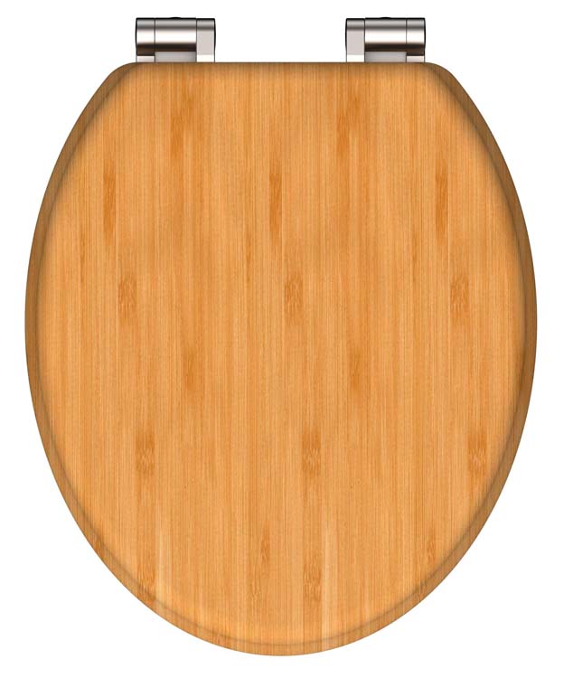 Wc-bril bamboo softclose