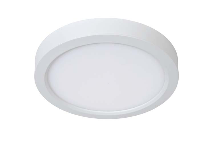 Lucide TENDO-LED - Plafonnière - Ø 22 cm - LED - 1x18W 3000K - Wit