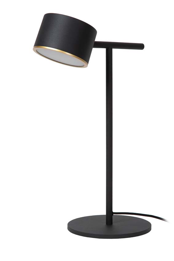 Lucide GIAN - Lampe de table - LED Dim. - 1x9W 2700K - Noir