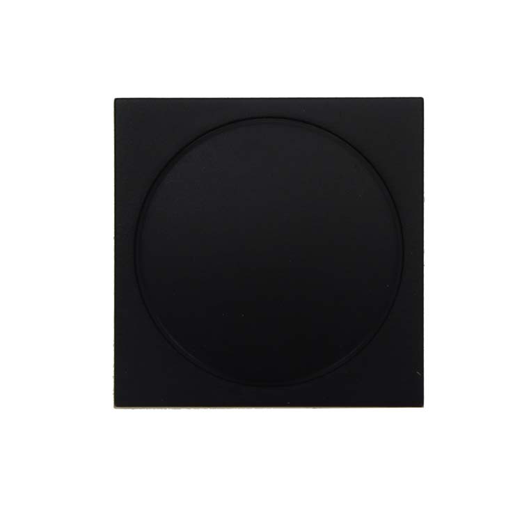 Centraalplaat draaiknop dimmer intense matt black