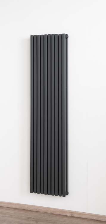 Radiateur Devon 180 x 46,5 cm double gris 2062 watt