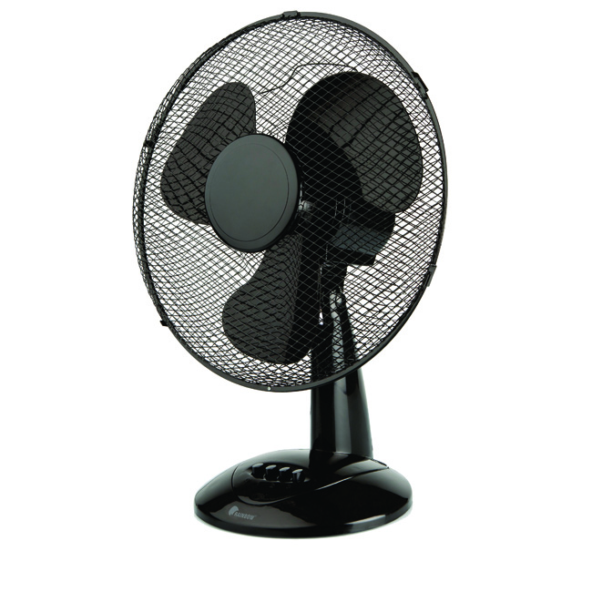 Ventilateur noir diam 40 cm 3 vitesses