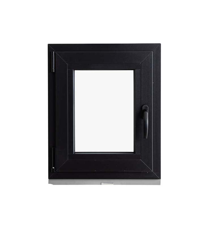 1-VAN Châssis oscillo-battant pvc Elegant noir/noir B900xH1000 mm G