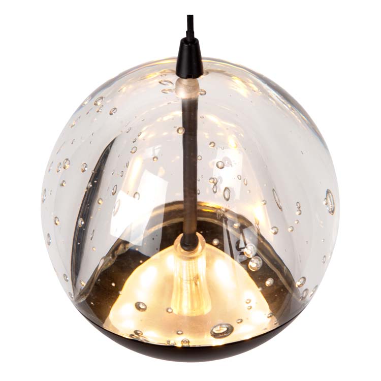 Lucide SENTUBAL - Suspension - LED Dim. - 5x5,3W 2700K - Noir