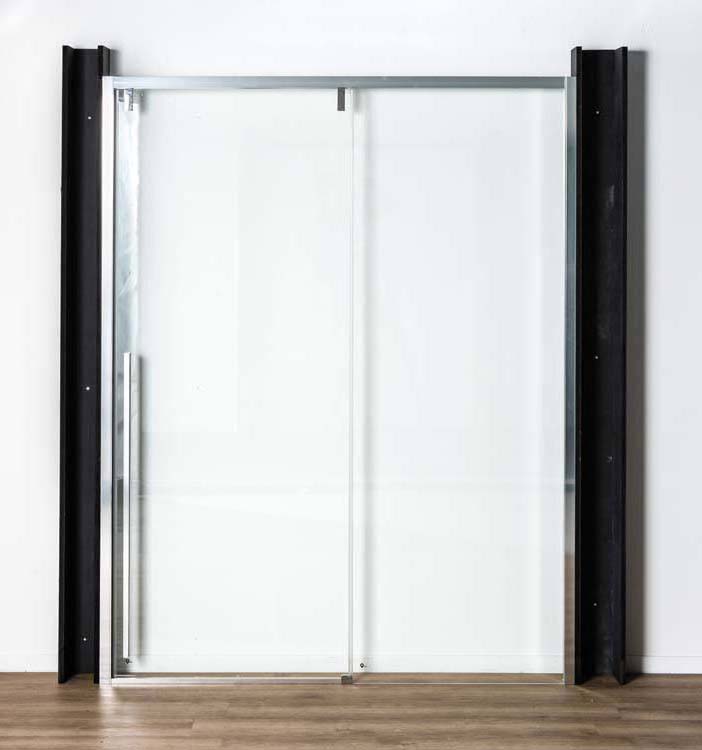 Porte coulissant de douche Ulrich 136-140x200cm chrome