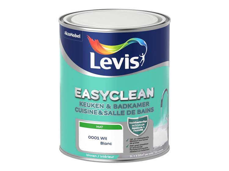 Levis Easyclean cuisine & salle de bain blanc 1L