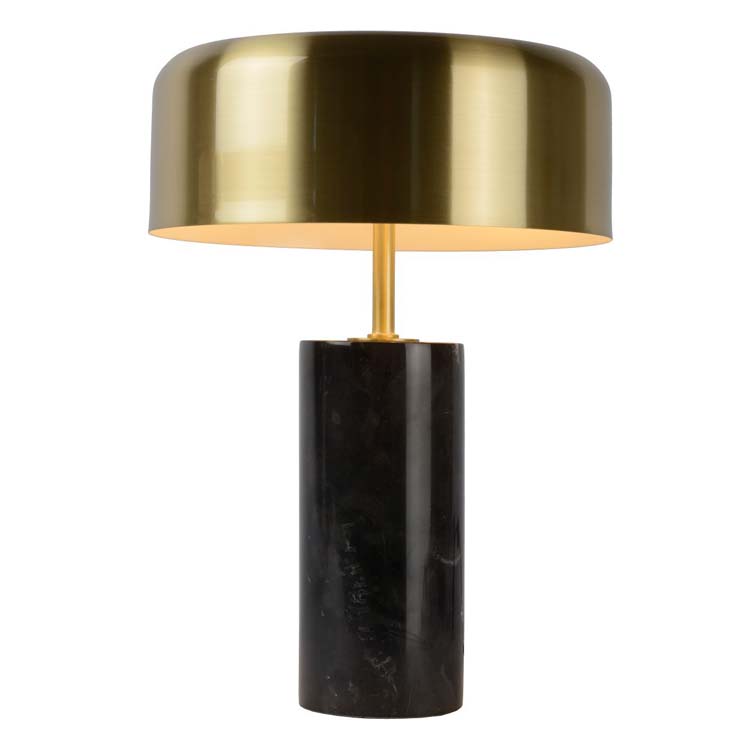 Lucide MIRASOL - Lampe de table - Ø 25 cm - 3xG9 - Noir