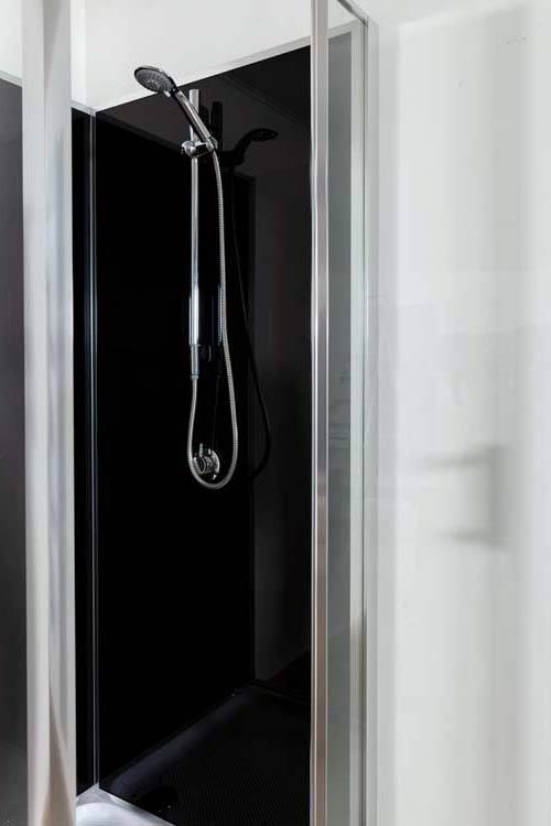 Cabine de douche Anik chrome droite