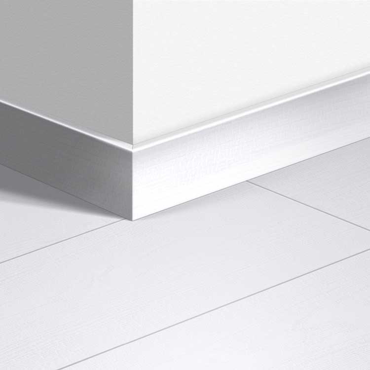 Plinthe parquet Quick-Step 14 x 77 x 2400 mm Planches blanches