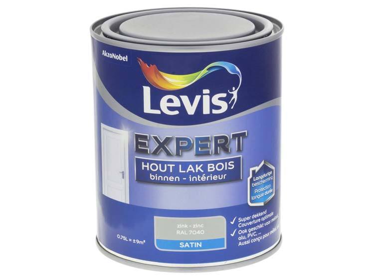 Levis Expert laque intérieur satin 0,75l zinc