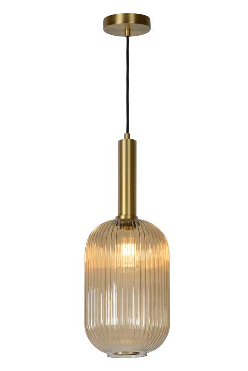 Lucide MALOTO - Suspension - Ø 20 cm - E27 - Ambre