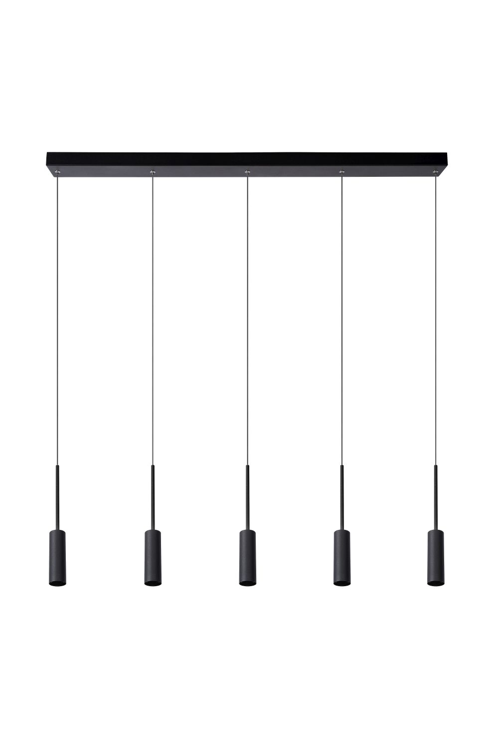 TUBULE Suspension Led 5X7W 2700K Noir