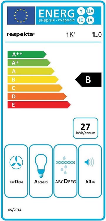 Hotte cheminée 60cm inoxydable