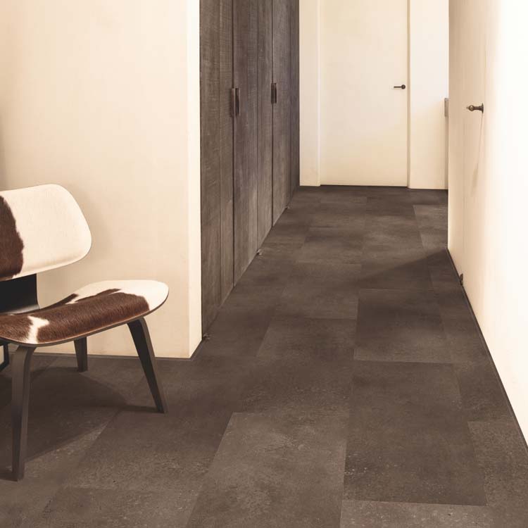 Staal Quick-step alpha vinyl tiles Kaneelrots