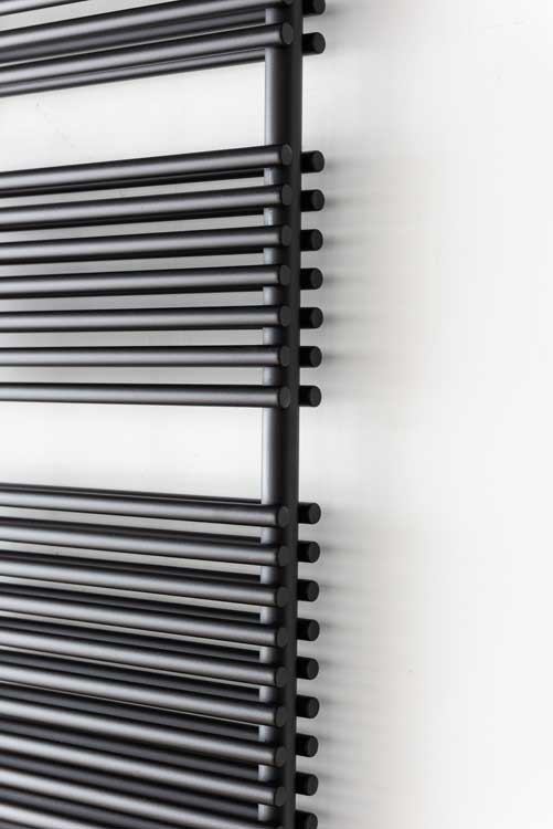 Radiateur sèche-serviette Doby double noir 180 x 60 cm 1810 Watt