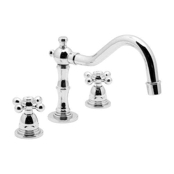 Mélangeur de lavabo Traditional Chrome 3-trous