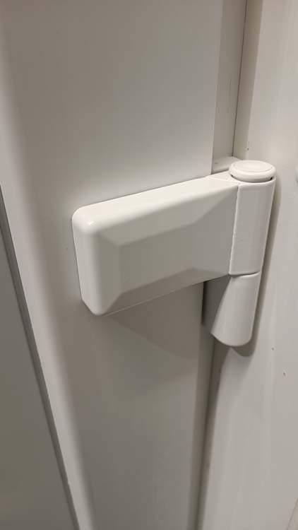 Porte extérieure pvc avec finition alu Lepo anthra L980 X H2180 mm D