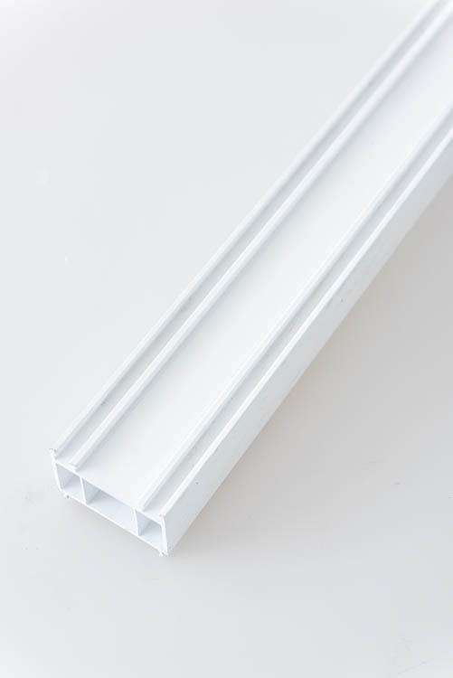 Profilé d'élargissement 70x40mm blanc pour porte extérieure Deceuninck