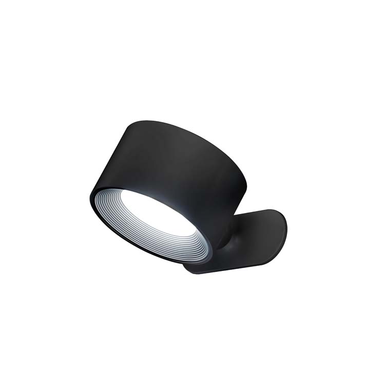 Lampe murale led 2700-5700K 160 lumen noir