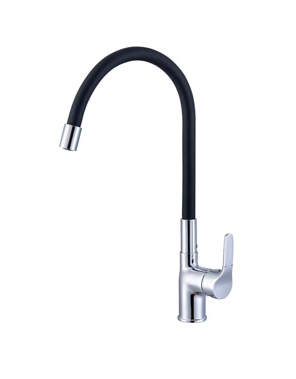 Robinet de cuisine Hina Chrome-noir