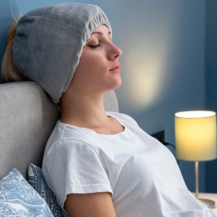 Gel cap voor migraines en ontspanning