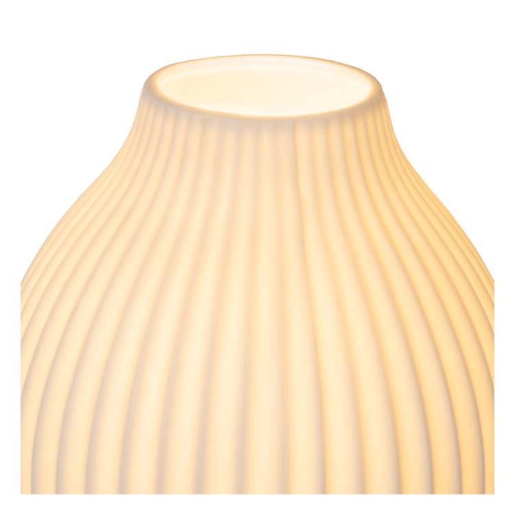 Lucide MOMORO - Lampe de table - L17.8 x L17.8 x H40.2 cm - Blanc