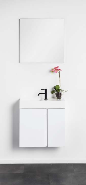 Meuble de toilette Ayko blanc