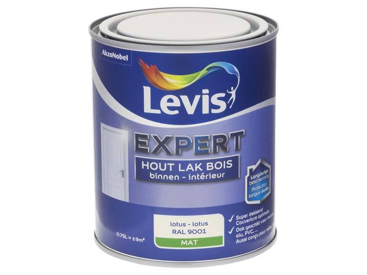 Levis Expert houtlak binnen mat 0,75l lotus