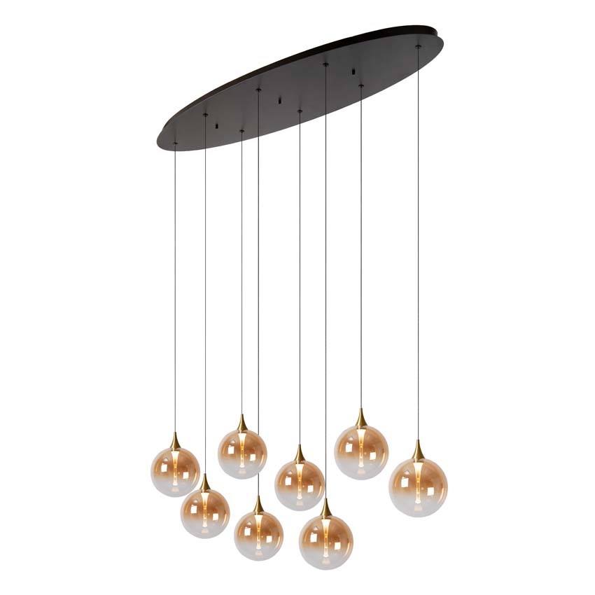 GISELA - Suspension - LED Dim. - 8x3,9W 2700K - Ambre