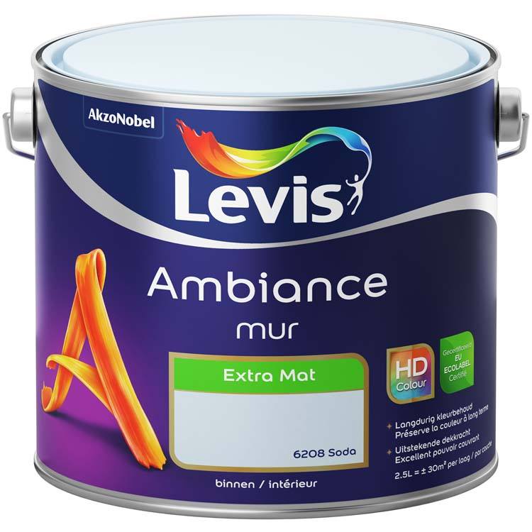 Levis Ambiance muurverf extra mat 2,5l soda