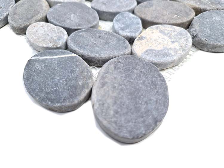 Mosaïque pebble ash grey 30,5 x 30,5 cm