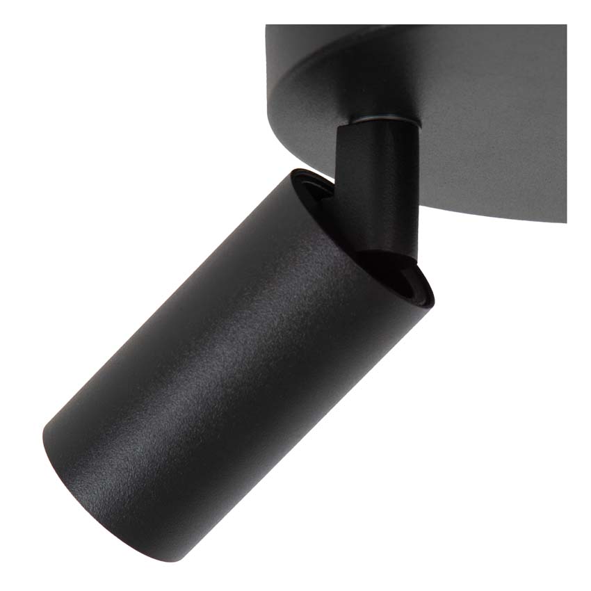 Lucide RITMO - Spot plafond - Ø 18 cm - 3xGU10 (MR11) - Noir