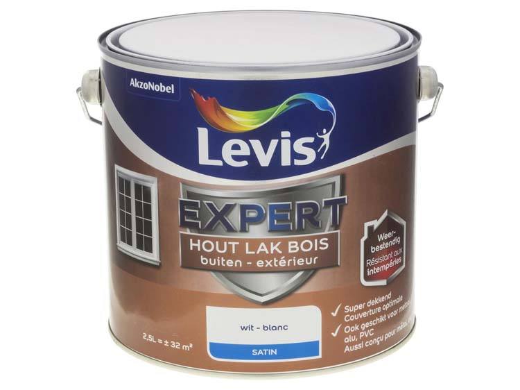 Levis Expert lak buiten zijdeglans 2,5l wit