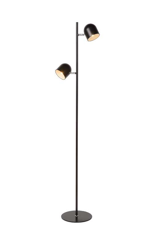 Lucide SKANSKA - Lampadaire - LED Dim. - 2x5W 2700K - Noir