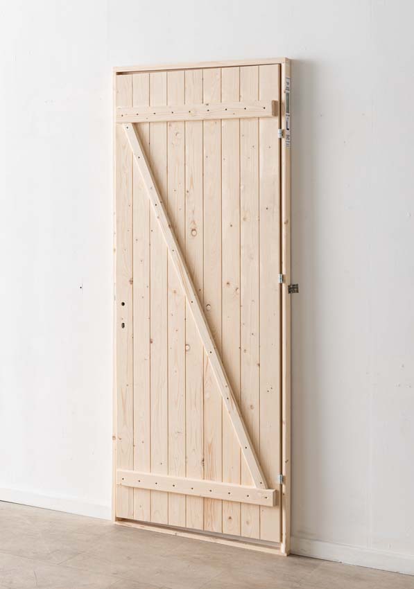 Porte extérieure en bois Codru L 845 x H 2060 mm G