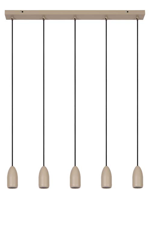 EVORA - Hanglamp - Ø 10 cm - 5xGU10 - Taupe