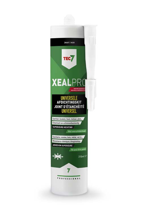 Afdichtingskit Tec7 XealPro 310 ml zwart