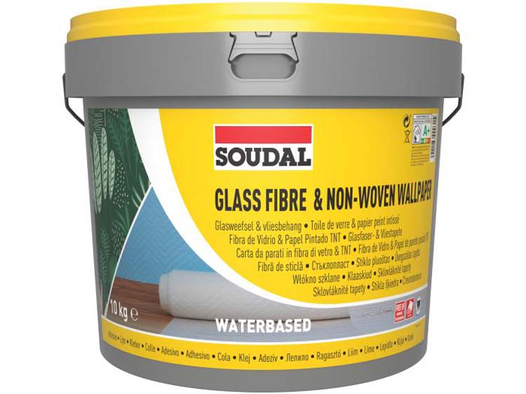 Soudal colle pour tissus de verre et papier peint intissé 10kg