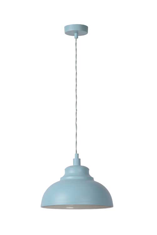 Lucide ISLA - Suspension - Ø 29 cm - E14 - Bleu Pastel