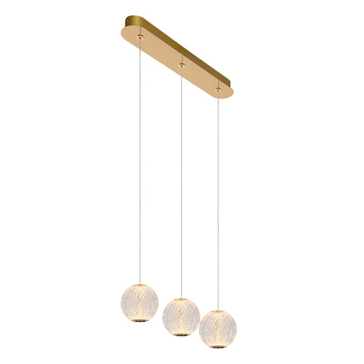 Lucide CINTRA - Suspension - LED Dim. - 3x4,7W 2700K - Transparent