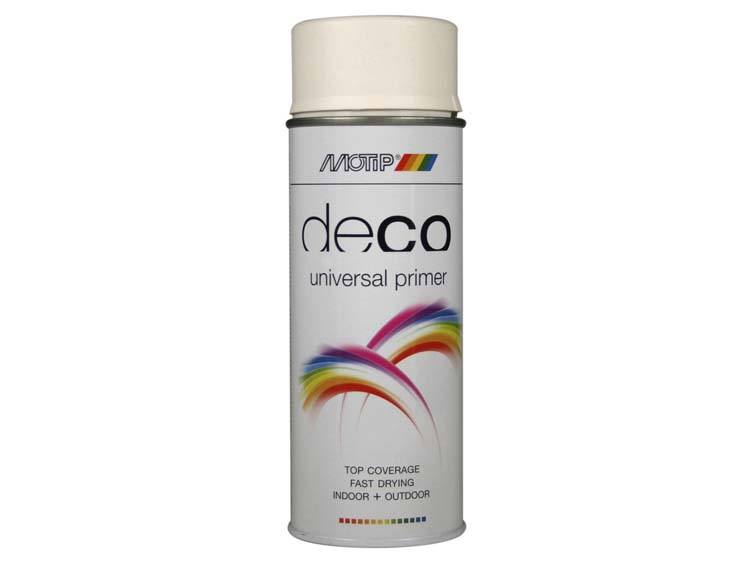 Motip Deco Universal Primer lakspray hoogglans 0,4l wit