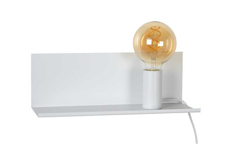 Lucide SEBO - Bedlamp - E27 - Wit