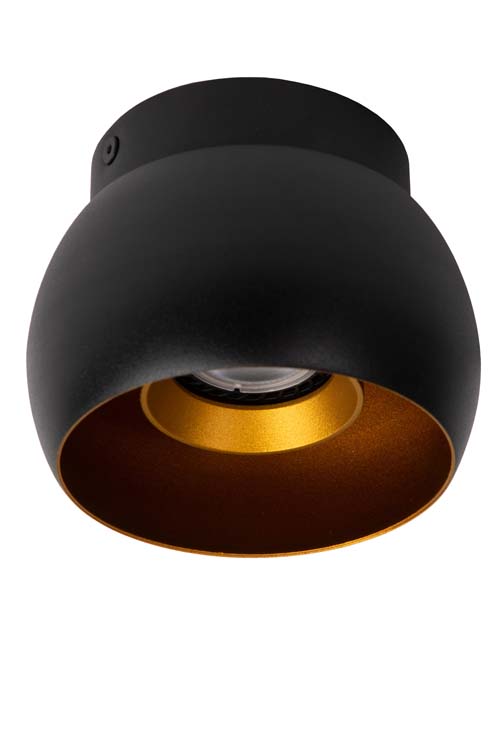 TORBEN - Spot plafond - Ø 12,5 cm - 1xGU10 - Noir