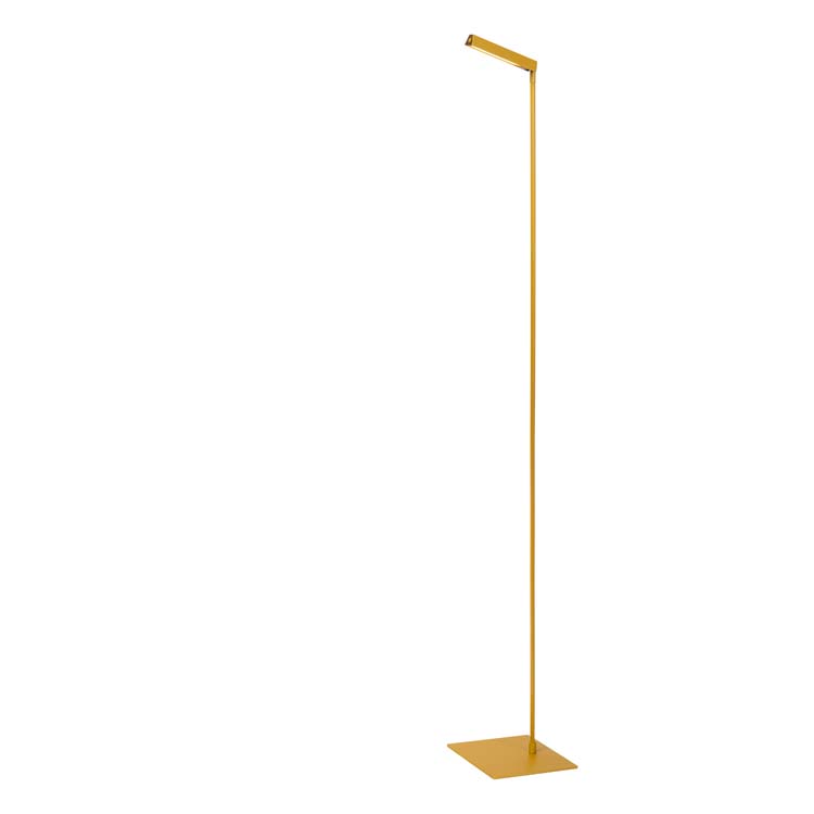 Lucide LAVALE - Lampadaire / lampe de lecture - LED Dim. - 1x3W 2700K - Jaune Ocre