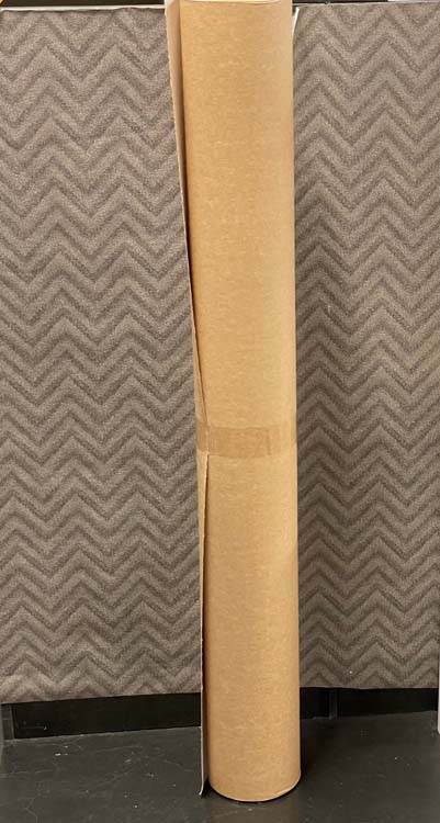 Carton de protection 280gr 60m² blanc/marron