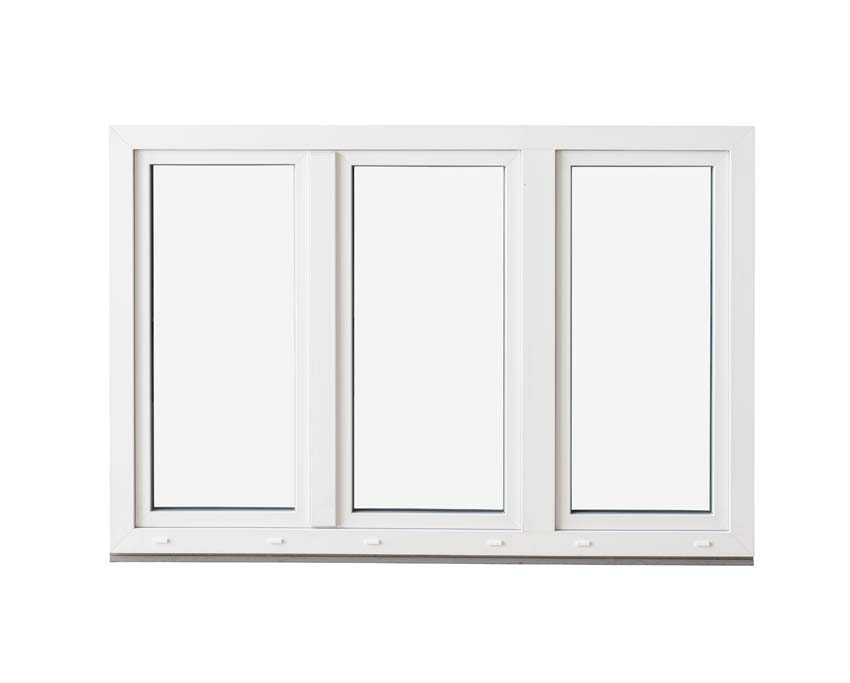 3-VAN oscillo-battant pvc Deceuninck Elegant blanc/bl B1800xH1200 mm