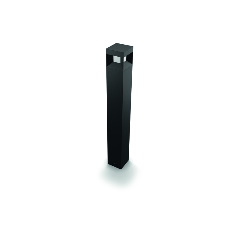 Eclairage extérieur lanterne noir 1x8W