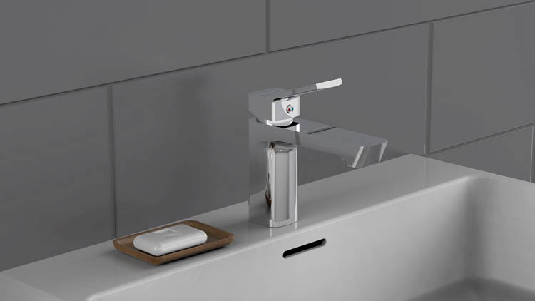 Robinet de lavabo Sven 15,90cm chrome