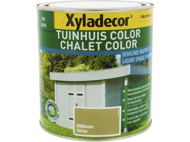 Xyladecor Color houtbeits tuinhuis 1l olijfboom